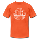 Iowa T-Shirt - State Design Unisex Iowa T Shirt - orange
