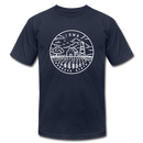 Iowa T-Shirt - State Design Unisex Iowa T Shirt - navy