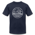 Iowa T-Shirt - State Design Unisex Iowa T Shirt - navy
