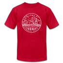 Iowa T-Shirt - State Design Unisex Iowa T Shirt - red