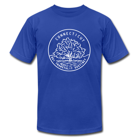 Connecticut T-Shirt - State Design Unisex Connecticut T Shirt - royal blue