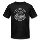 Connecticut T-Shirt - State Design Unisex Connecticut T Shirt - black