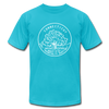 Connecticut T-Shirt - State Design Unisex Connecticut T Shirt - turquoise