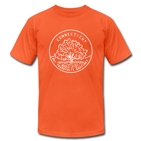 Connecticut T-Shirt - State Design Unisex Connecticut T Shirt - orange