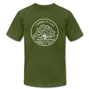 Connecticut T-Shirt - State Design Unisex Connecticut T Shirt - olive