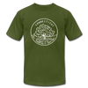 Connecticut T-Shirt - State Design Unisex Connecticut T Shirt - olive