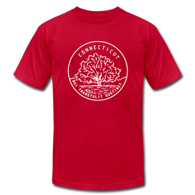 Connecticut T-Shirt - State Design Unisex Connecticut T Shirt - red