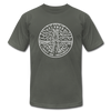 Delaware T-Shirt - State Design Unisex Delaware T Shirt - asphalt