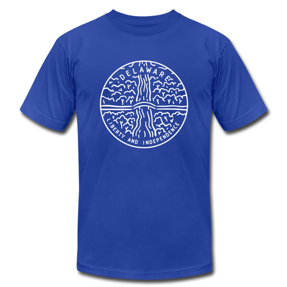 Delaware T-Shirt - State Design Unisex Delaware T Shirt - royal blue