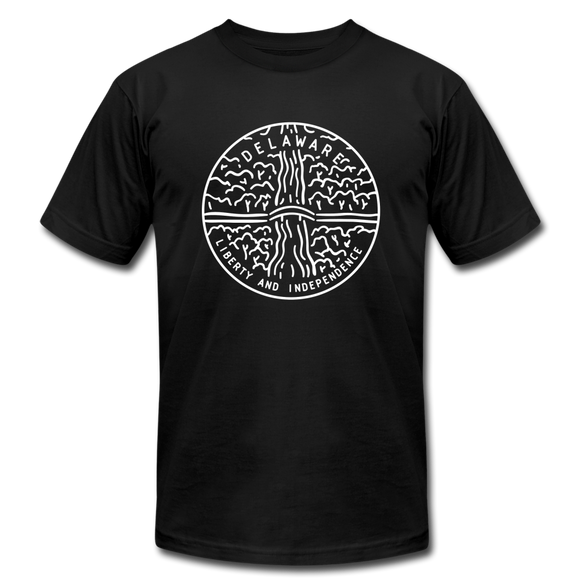 Delaware T-Shirt - State Design Unisex Delaware T Shirt - black