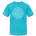 Delaware T-Shirt - State Design Unisex Delaware T Shirt - turquoise