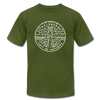 Delaware T-Shirt - State Design Unisex Delaware T Shirt - olive
