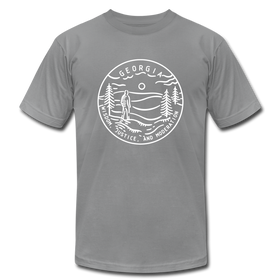 Georgia T-Shirt - State Design Unisex Georgia T Shirt - slate