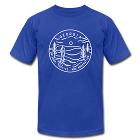 Georgia T-Shirt - State Design Unisex Georgia T Shirt - royal blue