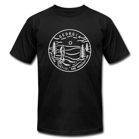 Georgia T-Shirt - State Design Unisex Georgia T Shirt - black