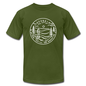 Georgia T-Shirt - State Design Unisex Georgia T Shirt - olive