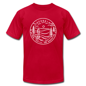 Georgia T-Shirt - State Design Unisex Georgia T Shirt - red