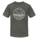 Kansas T-Shirt - State Design Unisex Kansas T Shirt - asphalt