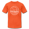 Kansas T-Shirt - State Design Unisex Kansas T Shirt - orange