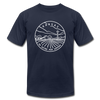 Kansas T-Shirt - State Design Unisex Kansas T Shirt - navy