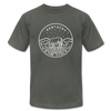Kentucky T-Shirt - State Design Unisex Kentucky T Shirt - asphalt