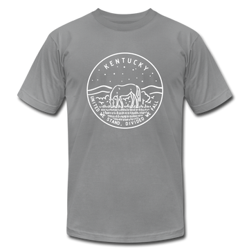 Kentucky T-Shirt - State Design Unisex Kentucky T Shirt - slate