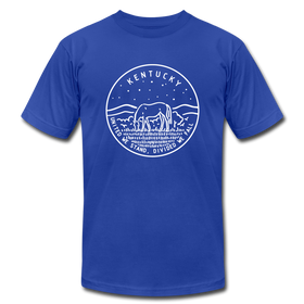 Kentucky T-Shirt - State Design Unisex Kentucky T Shirt - royal blue