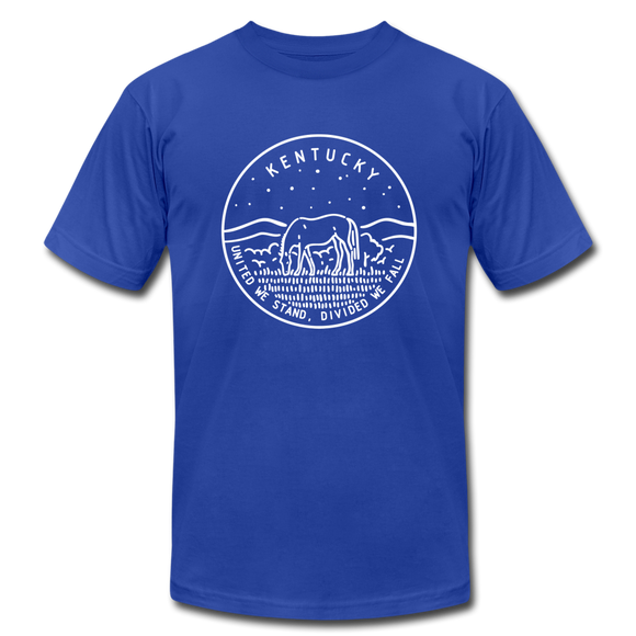 Kentucky T-Shirt - State Design Unisex Kentucky T Shirt - royal blue