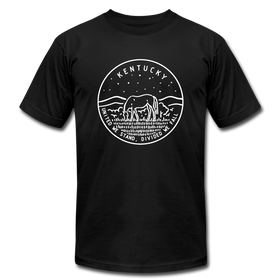 Kentucky T-Shirt - State Design Unisex Kentucky T Shirt - black