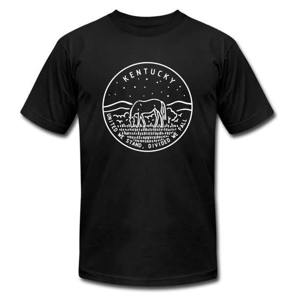 Kentucky T-Shirt - State Design Unisex Kentucky T Shirt - black