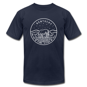 Kentucky T-Shirt - State Design Unisex Kentucky T Shirt - navy