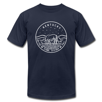 Kentucky T-Shirt - State Design Unisex Kentucky T Shirt - navy