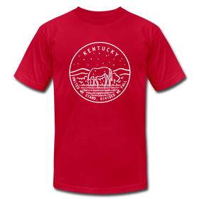 Kentucky T-Shirt - State Design Unisex Kentucky T Shirt - red