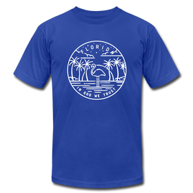 Florida T-Shirt - State Design Unisex Florida T Shirt - royal blue