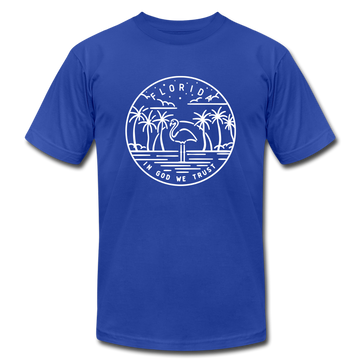 Florida T-Shirt - State Design Unisex Florida T Shirt - royal blue