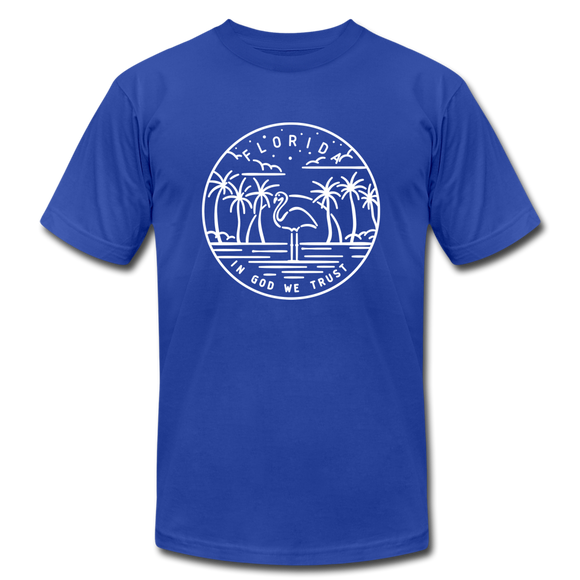 Florida T-Shirt - State Design Unisex Florida T Shirt - royal blue