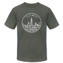 Illinois T-Shirt - State Design Unisex Illinois T Shirt - asphalt