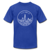 Illinois T-Shirt - State Design Unisex Illinois T Shirt - royal blue