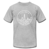 Illinois T-Shirt - State Design Unisex Illinois T Shirt - heather gray