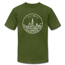 Illinois T-Shirt - State Design Unisex Illinois T Shirt - olive