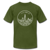 Illinois T-Shirt - State Design Unisex Illinois T Shirt - olive