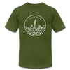 Illinois T-Shirt - State Design Unisex Illinois T Shirt - olive