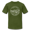 Maryland T-Shirt - State Design Unisex Maryland T Shirt - olive
