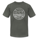 Idaho T-Shirt - State Design Unisex Idaho T Shirt - asphalt