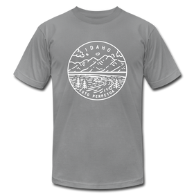 Idaho T-Shirt - State Design Unisex Idaho T Shirt - slate
