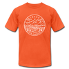Idaho T-Shirt - State Design Unisex Idaho T Shirt - orange