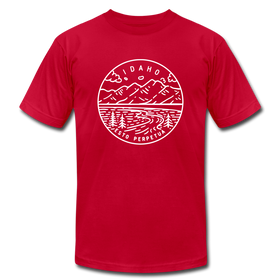 Idaho T-Shirt - State Design Unisex Idaho T Shirt - red