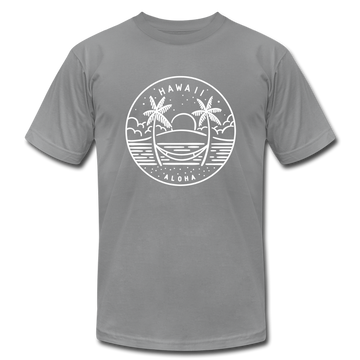 Hawaii T-Shirt - State Design Unisex Hawaii T Shirt - slate