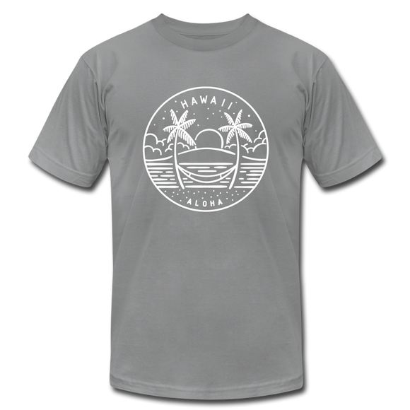 Hawaii T-Shirt - State Design Unisex Hawaii T Shirt - slate