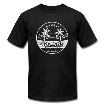 Hawaii T-Shirt - State Design Unisex Hawaii T Shirt - black